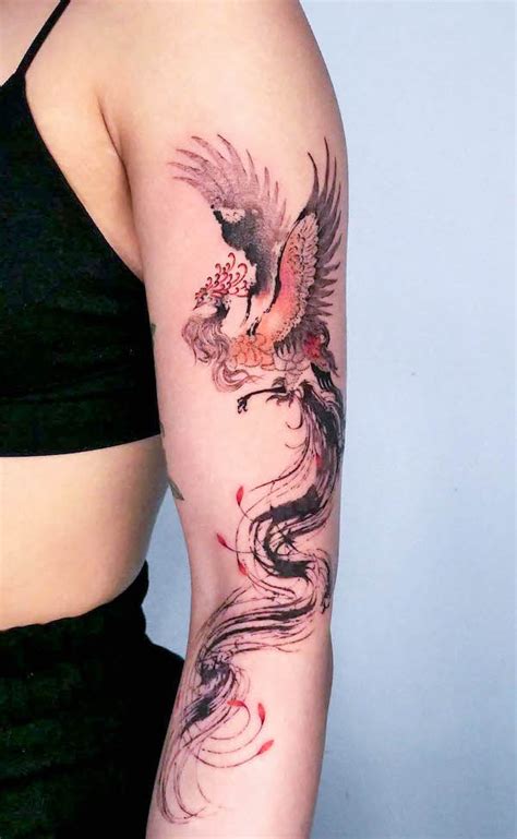 phönix tattoo arm|phoenix arm tattoo for women.